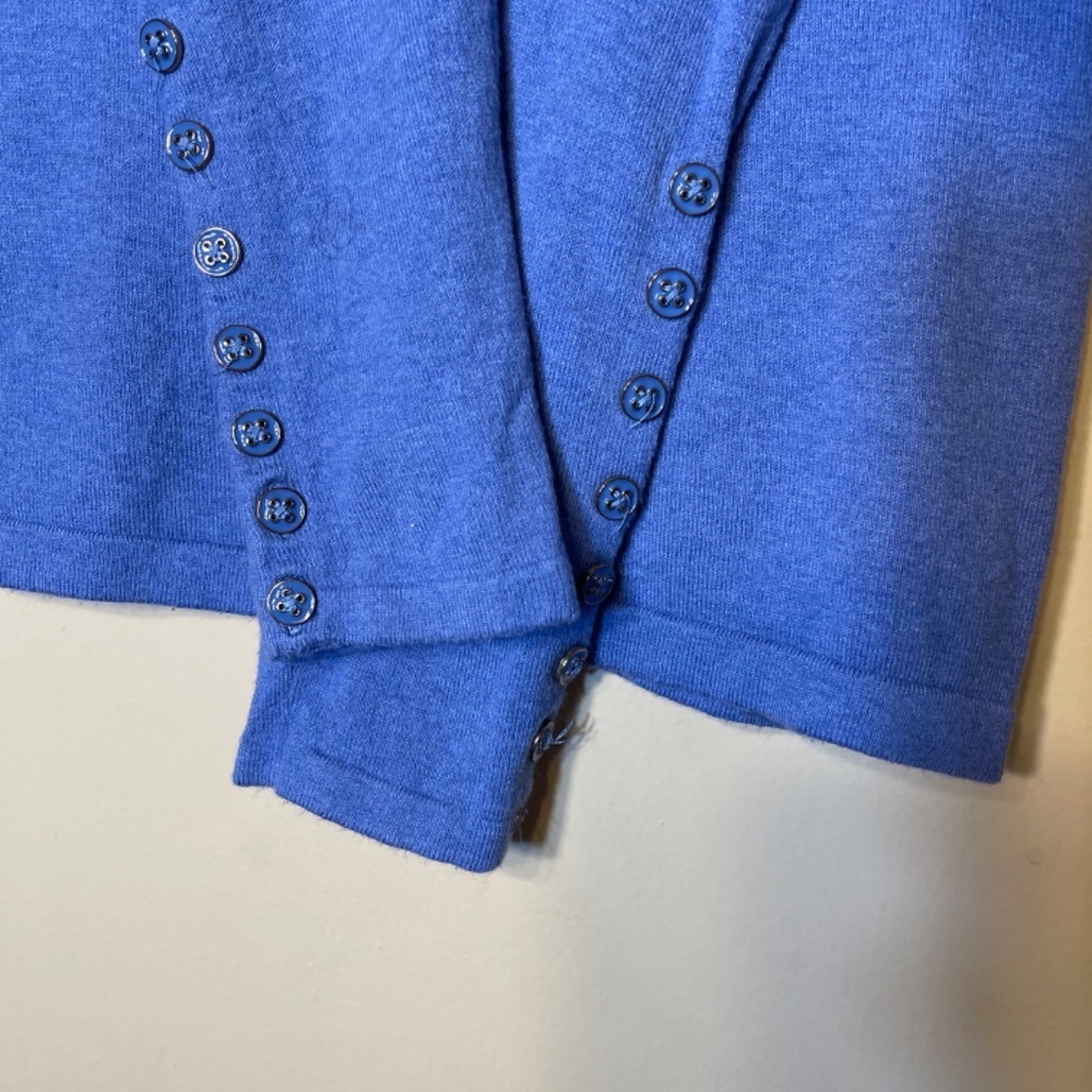 J. McLaughlin Blue Long Sleeve Top - Picture 4 of 9